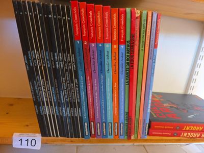 a lot of books on a shelf in a book store