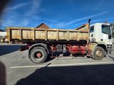 a large truck that is parked in the parking lot