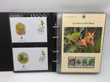a picture of a book with pictures of birds on it