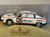 a toy car that is in a clear box