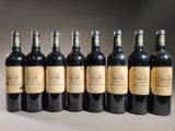 six bouteilles de vin alignées sur une table