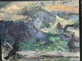 a picture of a painting on display in a store
