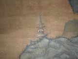 a picture of a painting on the wall of a building
