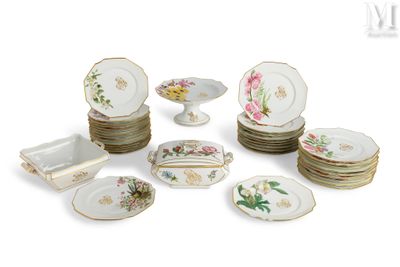 Partie de service en porcelaine, dans le goût de la Manufact…