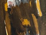 une image représentant un tableau sur lequel figure un carré marron et noir sur un fond marron