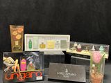 a lot of different items that are sitting on a table