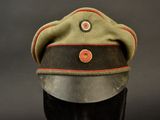 an image of a military hat on a mannequin head