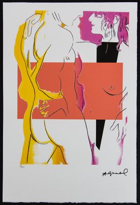 une image représentant un tableau où figurent deux femmes aux couleurs différentes