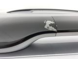 a close up of a computer mouse with a world map on it