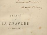 an old book with writing on it with a picture of a horse