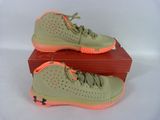 nike air jordan flyknit low khaki / orange glow
