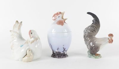 LADRO, Espagne Poule et son petit
