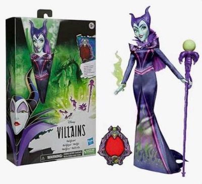 Lot de 2 poupées Les Villains Maléfique et ses accessoires, …