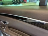 a close up of a car door handle and the inside of it