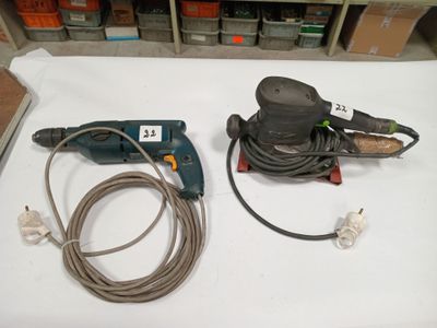 1 Ponceuse FESTOOL - 1 perforateur - VENDU SUR DESIGNATION A…
