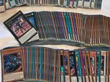 a close up of a bunch of cards sitting on top of a table