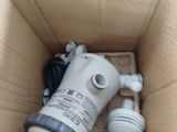 a box that has a gas mask inside of it