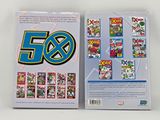 the back cover of a comic book with a picture of comics on it