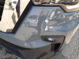a close up of the front bumper of a truck
