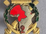 an image of a badge with a map of africa on it