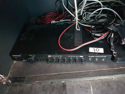 a black box with a bunch of wires on top of it