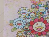 a picture of a painting of a bunch of flowers in a vase
