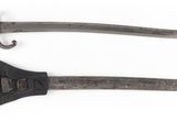 an image of a pair of old swords on a white background