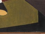 an image of a painting of a man with a hat and a green shirt