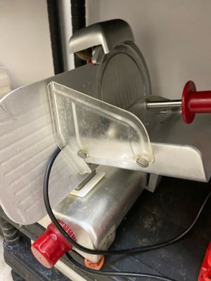 a metal machine that is sitting on top of a table