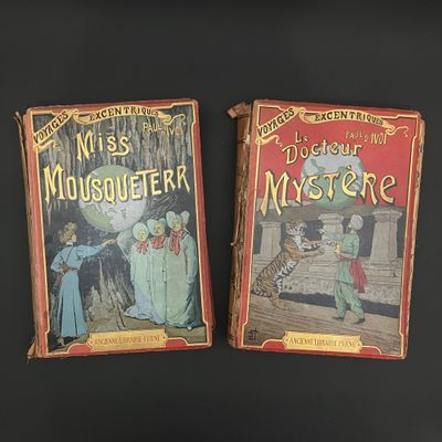 pair of vintage children ' s books from the early 1900 ' s