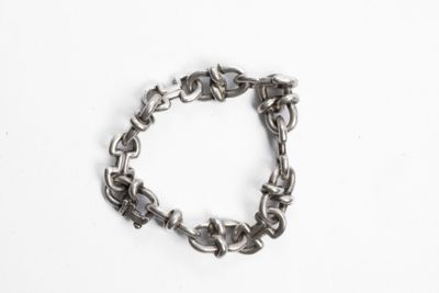 GAETAN de PERCIN Bracelet en argent ( poinçon sanglier) à ma… - Photo 1