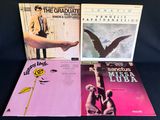 three vinyl albums of various music from the graduate and the graduate