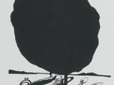 an image of a black and white drawing of a tree