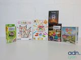 a lot of games and games on the table