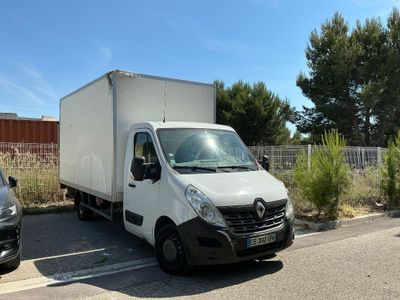 a white truck parked on the side of the road