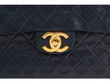 chanel black quilted lambskin double flap bag
