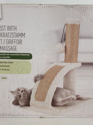 ZOOFARI - Griffoir avec planche de massage - 25x43.5x35cm - …