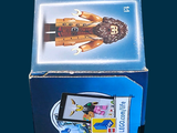 a box of toothbrushes with pictures of people on them