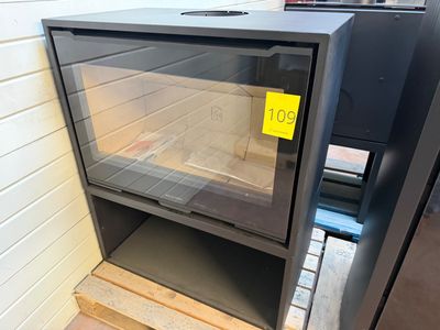 an image of a glass display case in a store