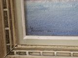 a picture of a painting on a window sill