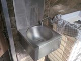 a bathroom with a sink and a bathtub in it