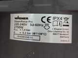 a close up of a metal container with a sticker on it