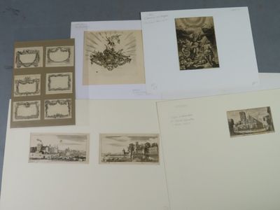 many different types of postcards with pictures on them
