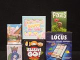 a lot of different games on display on the table