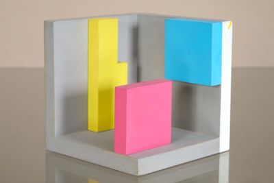 Pal Horvath (1936-2025) 15 au cube 2015 Construction en bois…