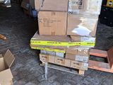 many boxes stacked on top of each other in a warehouse