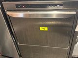 an image of a stainless steel dishwasher sitting on top of a counter