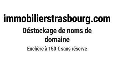 Nom de domaine immobilierstrasbourg.