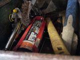 a box full of tools that are sitting in the back of a truck
