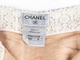 a close up of a dress with a label on it
